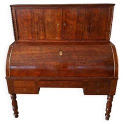 Bureau à cylindre en acajou– époque XIXe siècle (om)