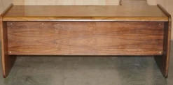 Bureau d'angle gauche bois brésilien danois milieu du siècle