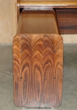Bureau d'angle gauche bois brésilien danois milieu du siècle