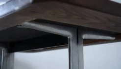 Bureau danois avec dessus en cuir