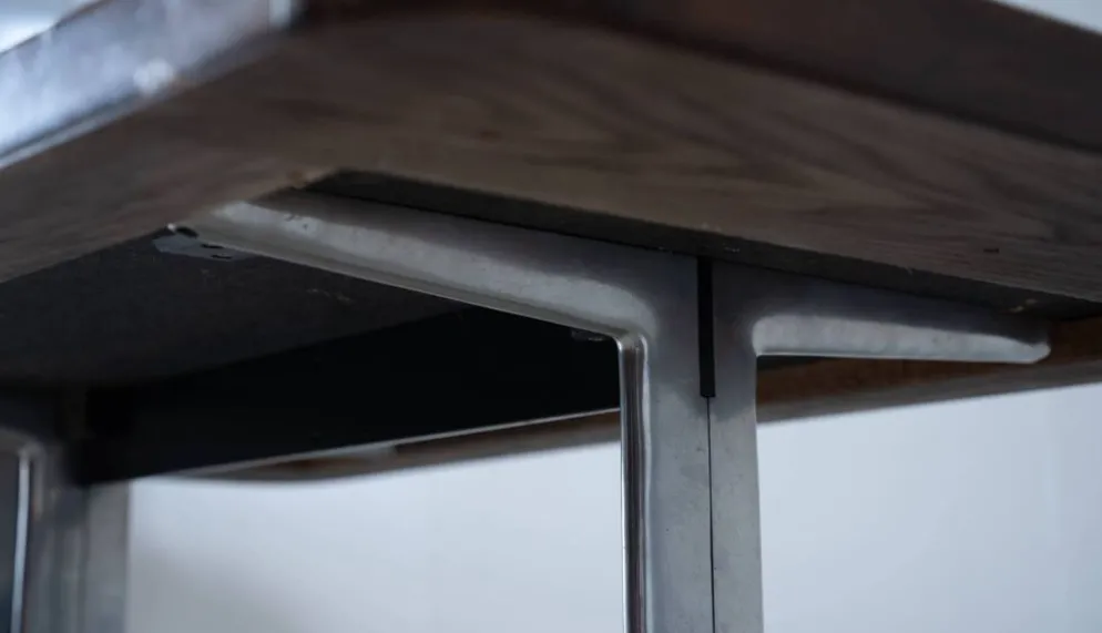 Bureau danois avec dessus en cuir