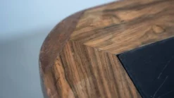 Bureau danois avec dessus en cuir