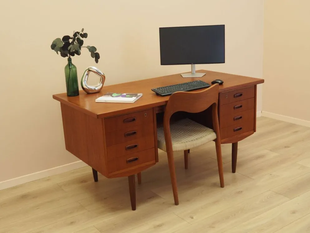 Bureau danois en teck, années 1970