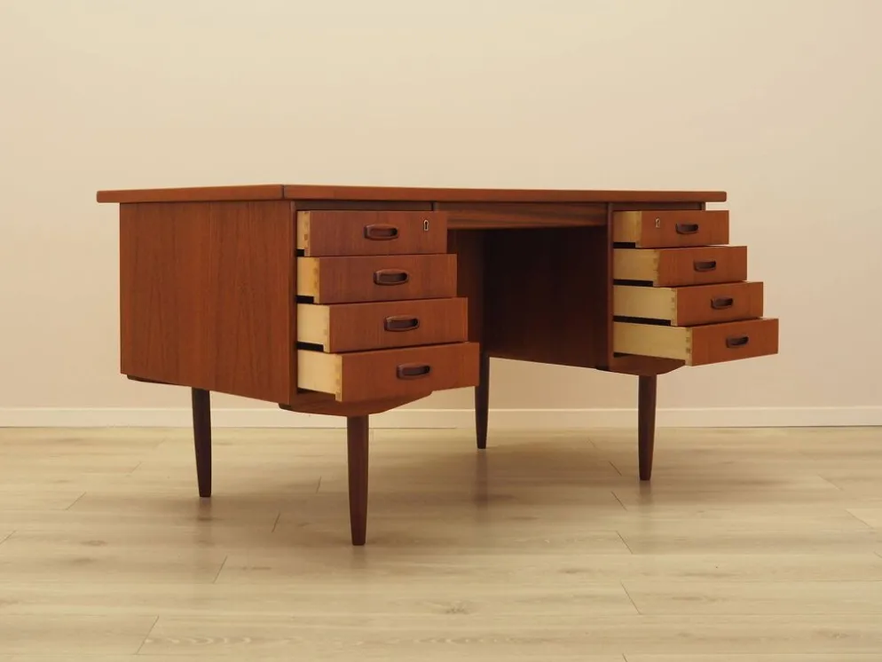 Bureau danois en teck, années 1970