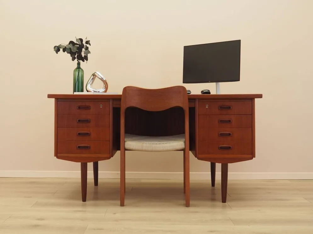 Bureau danois en teck, années 1970