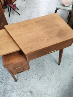 Bureau d'appoint vintage années 1950 à pieds compas