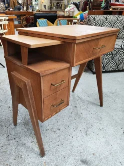 Bureau d'appoint vintage années 1950 à pieds compas