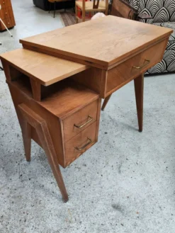 Bureau d'appoint vintage années 1950 à pieds compas