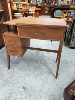Bureau d'appoint vintage années 1950 à pieds compas