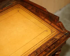 Bureau Davenport Regency Antique Circa 1810-1820 en Bois Dur et Cuir