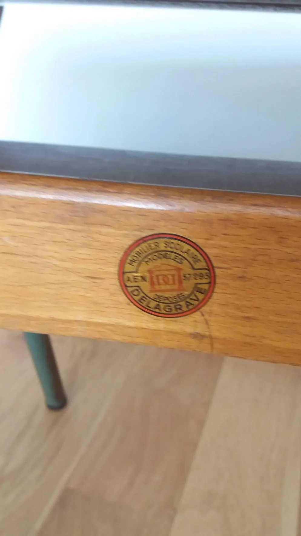 Bureau d’école pupitre d’écolier Delagrave