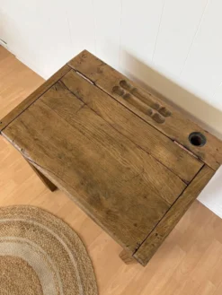 Bureau d’écolier en chêne massif