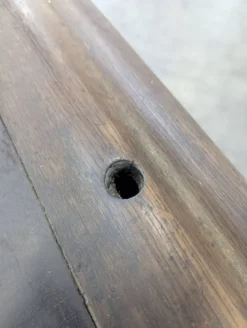 Bureau d'écolier ou console fin XIXème