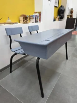 Bureau d'écolier 2 places rénové