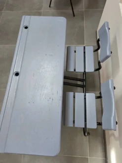 Bureau d'écolier 2 places rénové