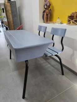 Bureau d'écolier 2 places rénové