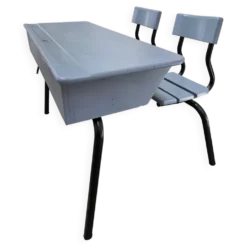 Bureau d'écolier 2 places rénové