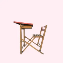 Bureau d’écolier pliable Plideal, années 1960