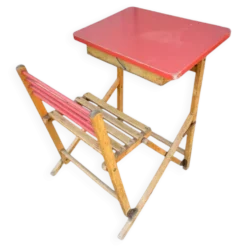 Bureau d’écolier pliable Plideal, années 1960