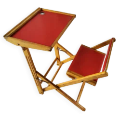 Bureau d’écolier pliant années 50