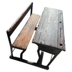 Bureau d’écolier primaire rétro 1900