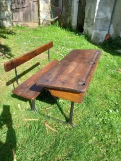 Bureau d'écolier pupitre début XX ème