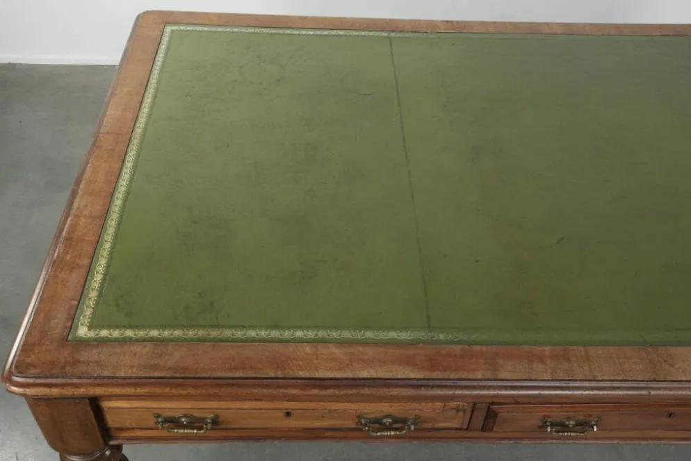 Bureau d'écriture antique anglais original du 19ème siècle.