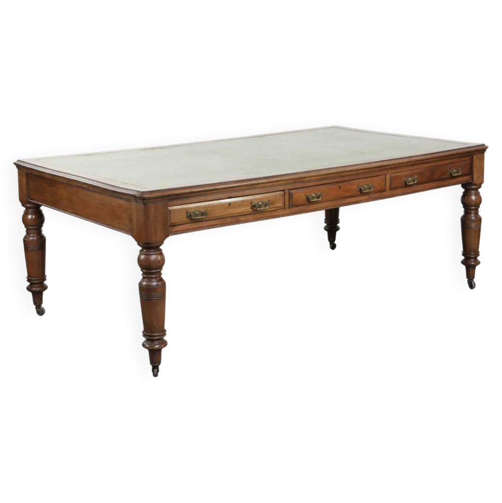 Bureau d'écriture antique anglais original du 19ème siècle.