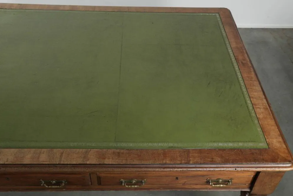 Bureau d'écriture antique anglais original du 19ème siècle.