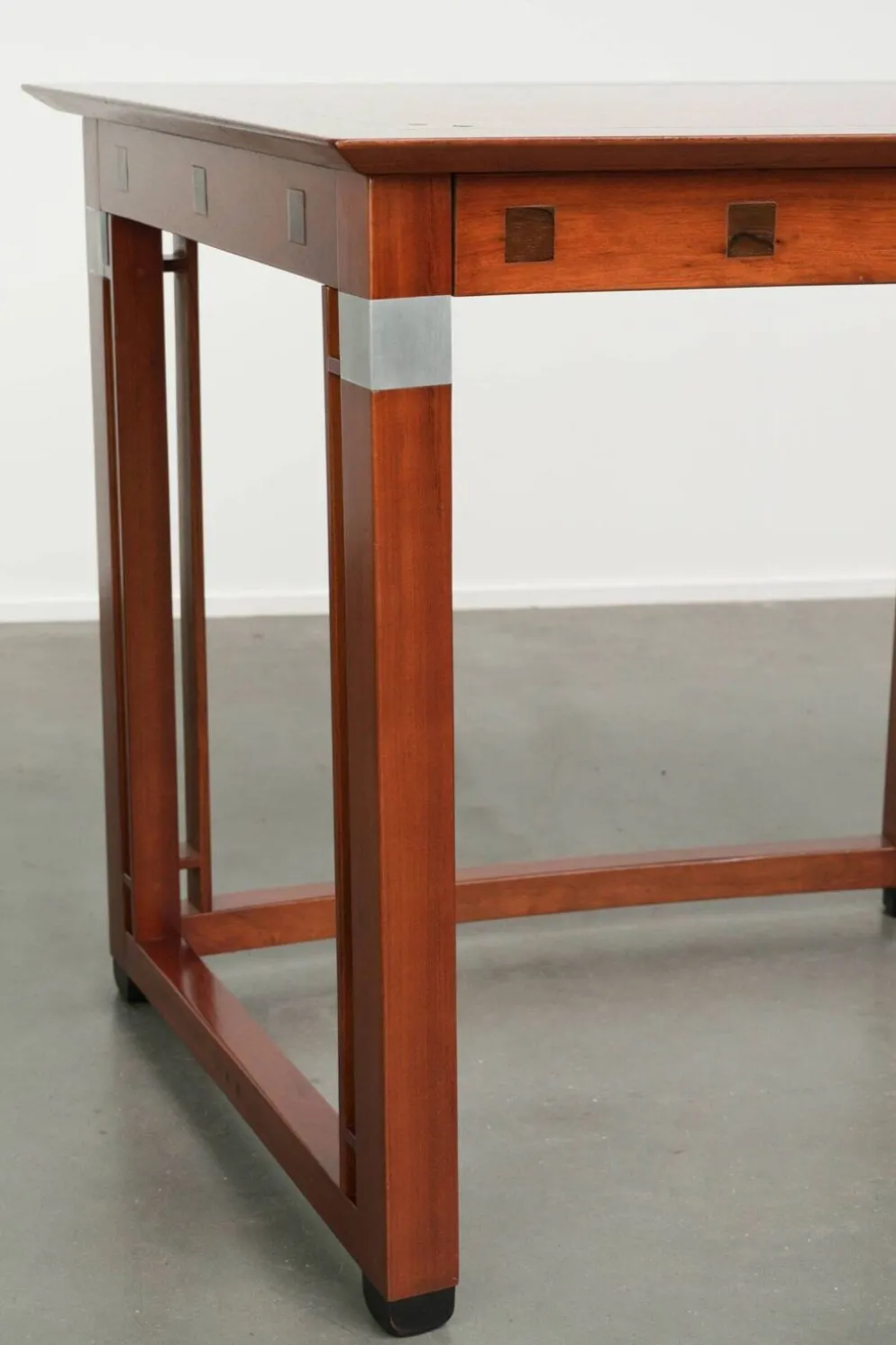 Bureau d'écriture/ bureau de bureau courbé et luxueux au design Art Déco