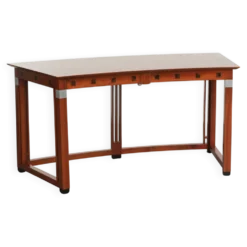 Bureau d'écriture/ bureau de bureau courbé et luxueux au design Art Déco