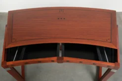 Bureau d'écriture/ bureau de bureau courbé et luxueux au design Art Déco