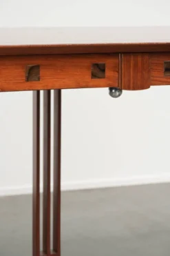 Bureau d'écriture/ bureau de bureau courbé et luxueux au design Art Déco