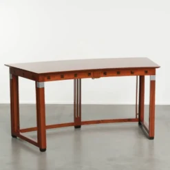 Bureau d'écriture/ bureau de bureau courbé et luxueux au design Art Déco
