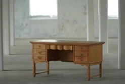 Bureau d'écriture danois de style « Mid-Century Modern », en chêne, de Henning Kjærnulf, 1960