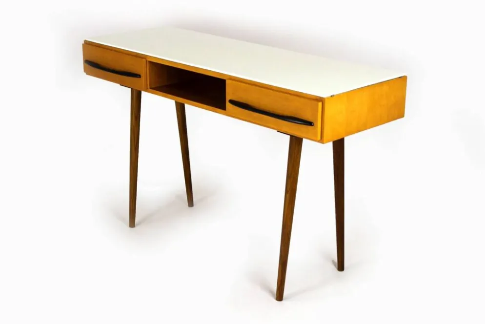 Bureau d'écriture moderne du milieu du siècle restauré de Up Zavody, années 1960