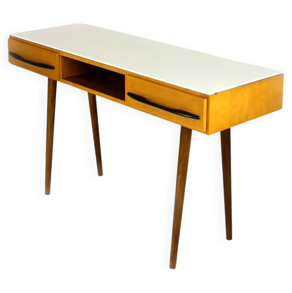 Bureau d'écriture moderne du milieu du siècle restauré de Up Zavody, années 1960