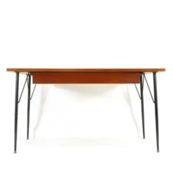 Bureau d'écriture rétro vintage danois des architectes, en teck des années 1970-60.