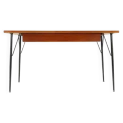 Bureau d'écriture rétro vintage danois des architectes, en teck des années 1970-60.