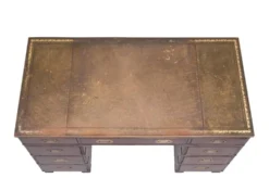 Bureau de campagne en acajou par N. Norton LTD Angleterre