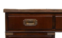 Bureau de campagne en acajou par N. Norton LTD Angleterre