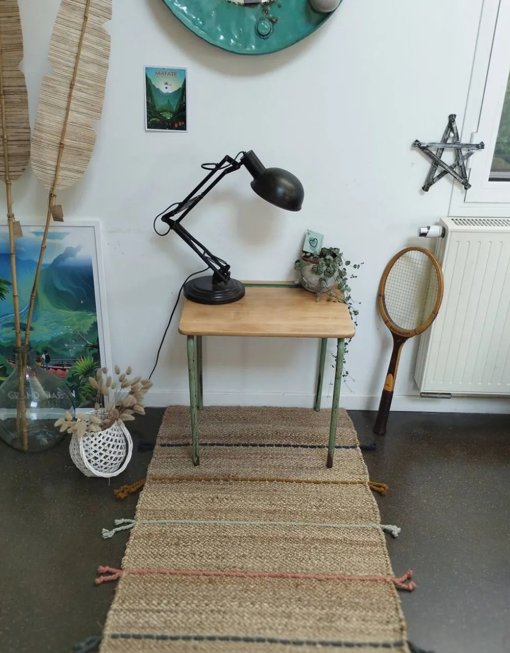 Bureau d'Ecole Maternelle- Petit Bureau Vintage