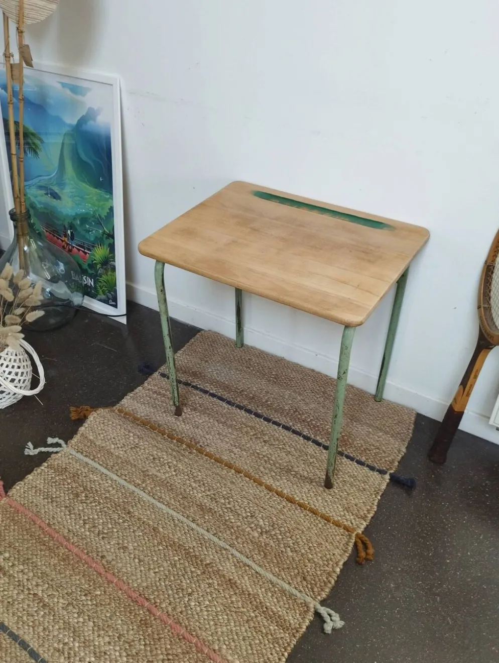 Bureau d'Ecole Maternelle- Petit Bureau Vintage