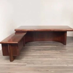 Bureau de direction danois Dyrlund Super Skyline en bois et placage de palissandre, 1970