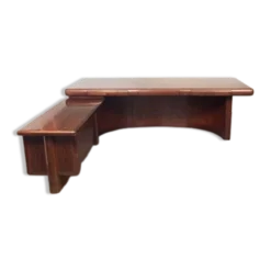 Bureau de direction danois Dyrlund Super Skyline en bois et placage de palissandre, 1970