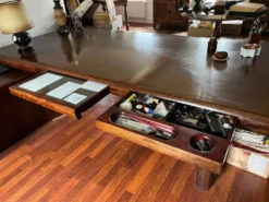 Bureau de direction danois Dyrlund Super Skyline en bois et placage de palissandre, 1970