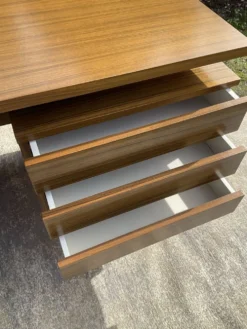Bureau de direction vintage à double face, années 60