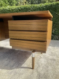 Bureau de direction vintage à double face, années 60