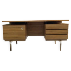 Bureau de direction vintage à double face, années 60