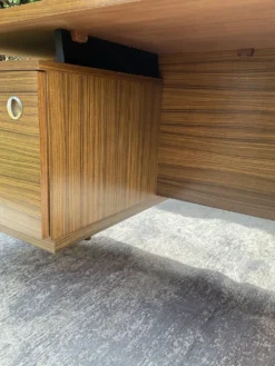 Bureau de direction vintage à double face, années 60